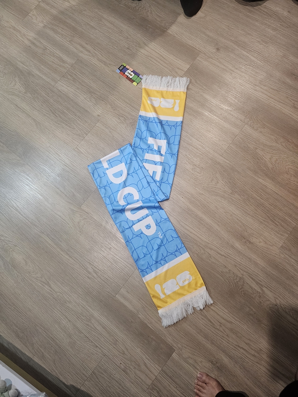 FiFA World Cup Sky Blue & Yellow Supporter Scarf